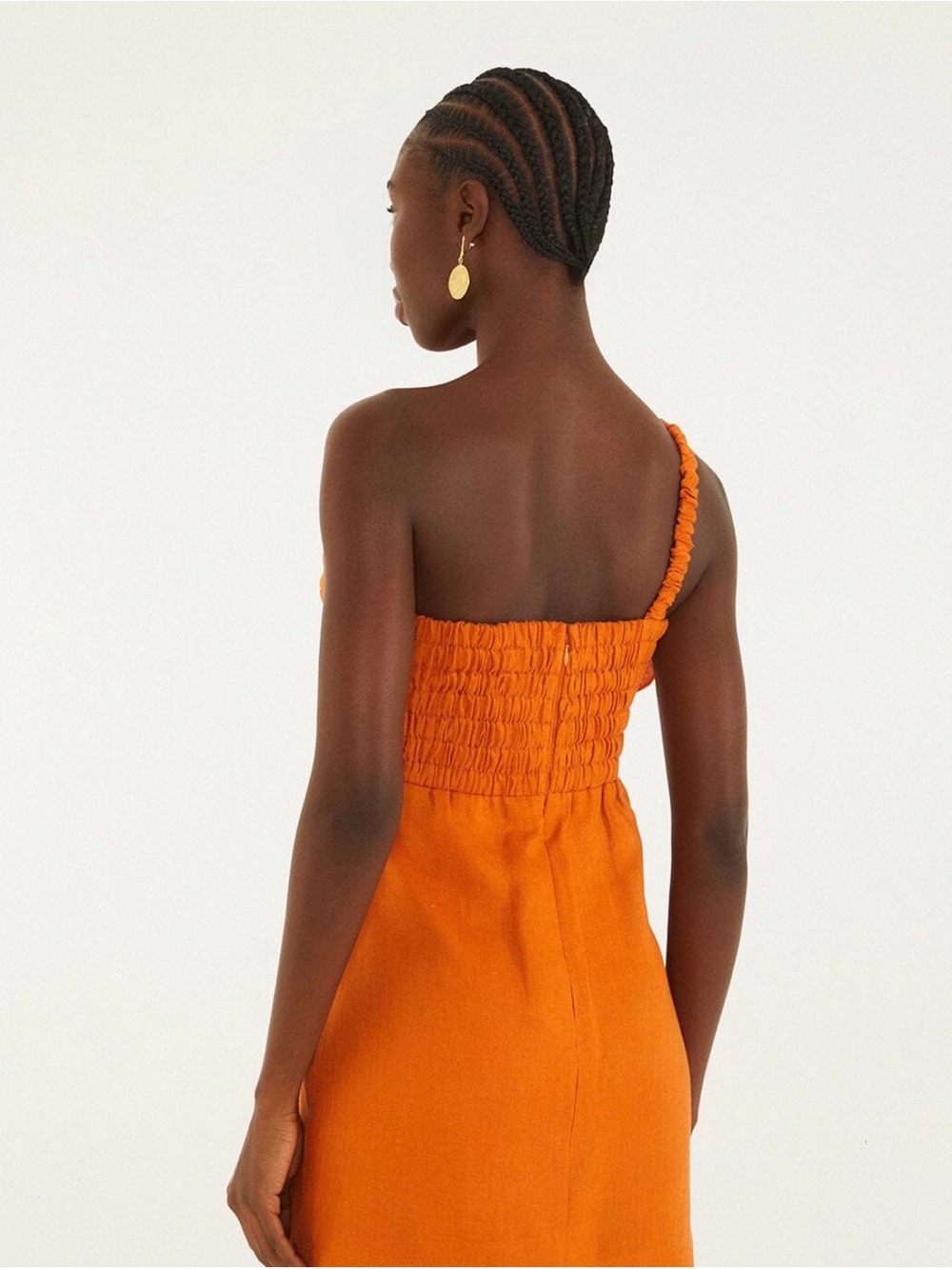 Farm Rio Orange Flower Mini Dress - Picture 3 of 4